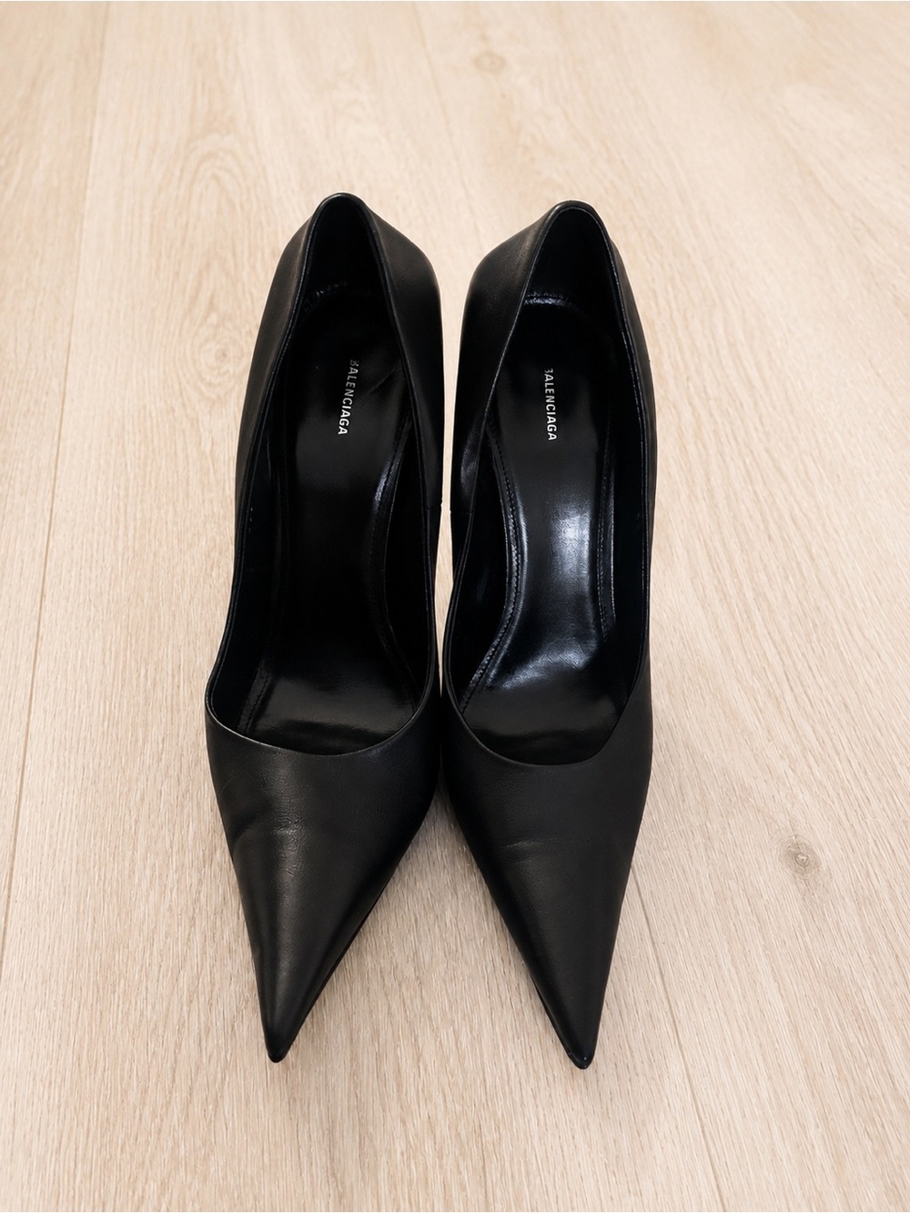 Balenciaga Leather Squared Knife Heels
